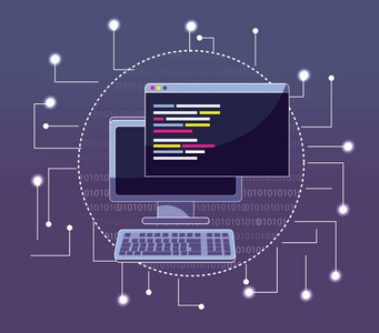 应用程序开发中的三位一体 编程、服务器与计算机图标的协同共舞